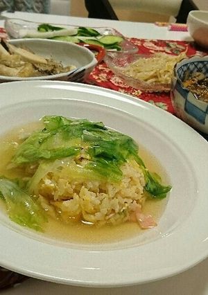 レタスのあんかけ(炒飯、やきそばに)-レシピのメイン写真