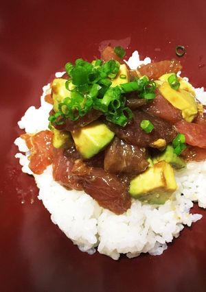 マグロとアボカドの洋風漬け丼-レシピのメイン写真