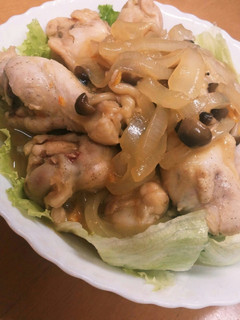 鶏肉手羽元のオレンジジュース煮風-レシピのメイン写真
