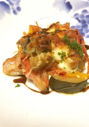 ラタトゥイユと連子鯛のグラタン-レシピのメイン写真
