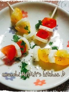 カプレーゼ*ピンチョス-レシピのメイン写真