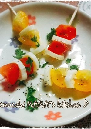 カプレーゼ＊ピンチョス-レシピのメイン写真