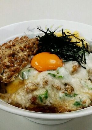 オクラとろろそば-レシピのメイン写真