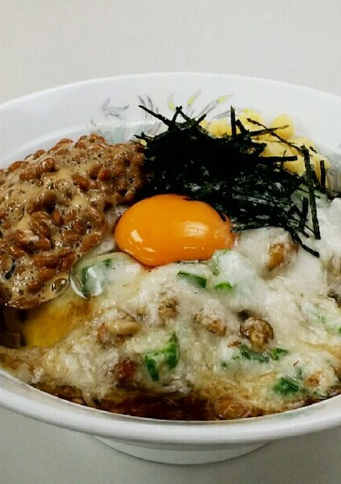 オクラとろろそば-レシピのメイン写真