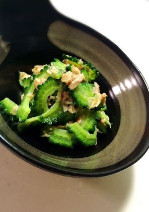 簡単おつまみ ゴーヤとツナ ゴーヤ料理-レシピのメイン写真