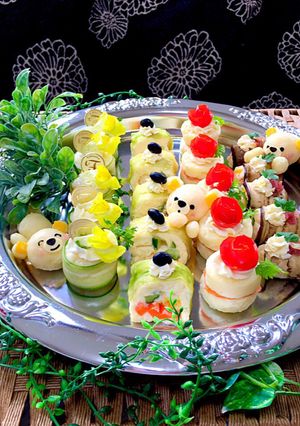 ポテサラプチケーキ ブュッフェ-レシピのメイン写真
