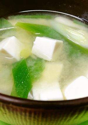 ＊豆腐とねぎのみそ汁＊-レシピのメイン写真