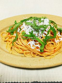 しらすとトマトの簡単和風パスタ-レシピのメイン写真