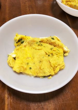 ニラ卵焼き-レシピのメイン写真