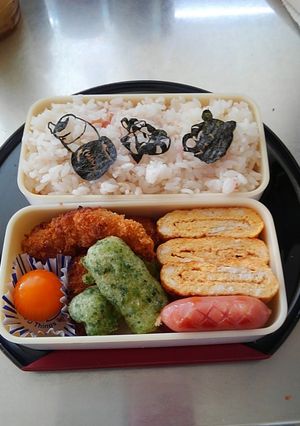 プーさんのり弁当♪-レシピのメイン写真