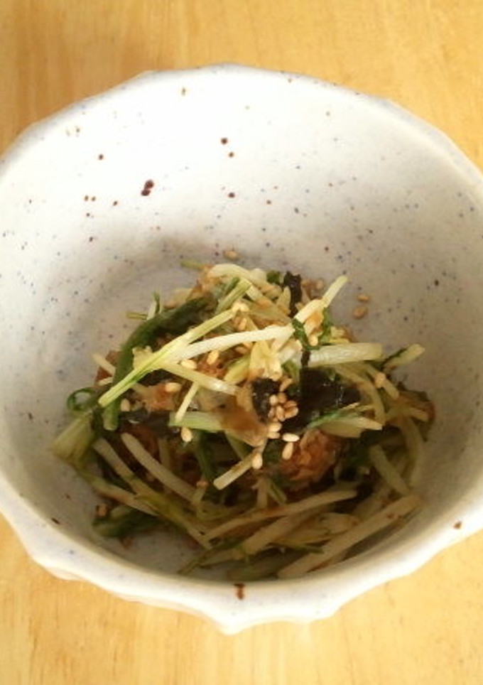 簡単コクうま♪水菜の煮びたし　お弁当-レシピのメイン写真