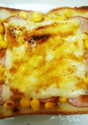 ボリューミー♪カレーチーズトースト-レシピのメイン写真