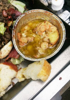 [簡単/絶品/BBQ]エビのアヒージョ-レシピのメイン写真