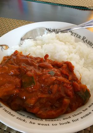 水を全くいれない！濃厚トマトチキンカレー-レシピのメイン写真