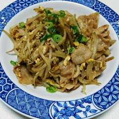 豚にらもやしの中華炒め-レシピのメイン写真