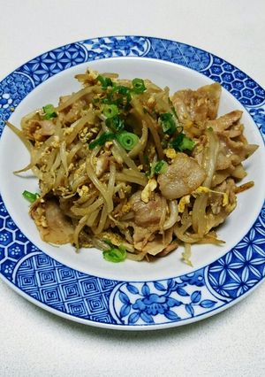 豚にらもやしの中華炒め-レシピのメイン写真