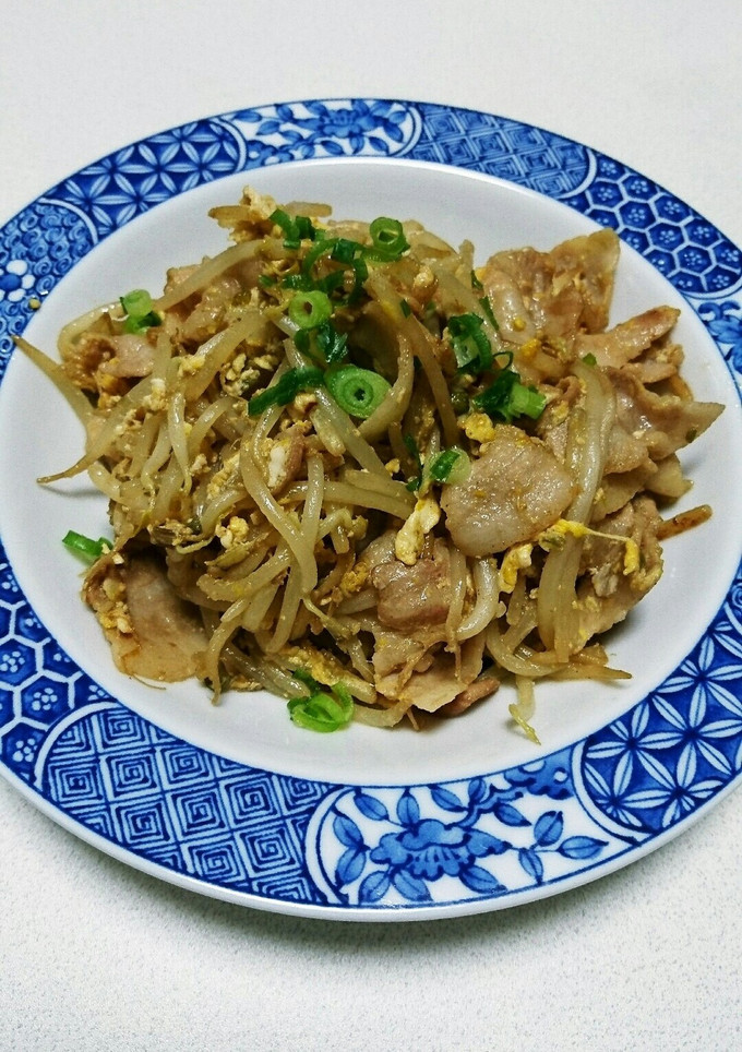 豚にらもやしの中華炒め-レシピのメイン写真