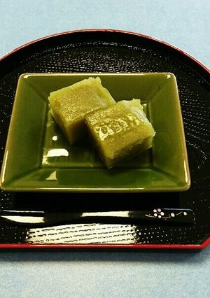 節約和菓子!!大麦若葉のモチモチういろう-レシピのメイン写真