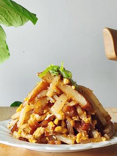 夫絶賛☆残念大根のオイマヨ卵炒め☆お弁当-レシピのメイン写真