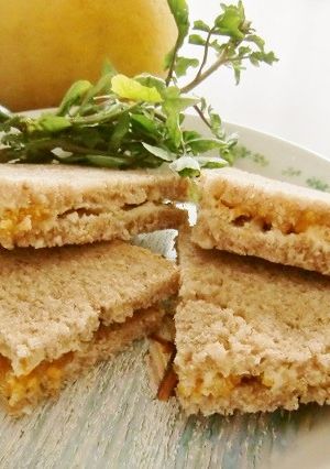 チーザはちみつ入りシンケンブロートサンド-レシピのメイン写真