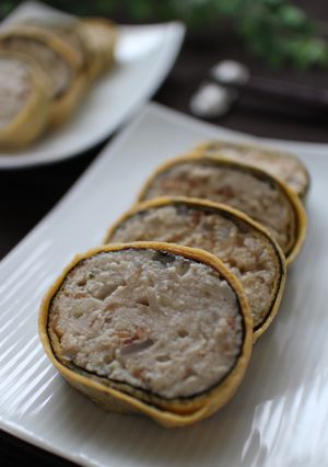 梅で味付け♬鶏ひき肉ののりたま巻き-レシピのメイン写真