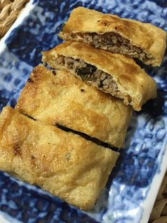 豚ひき肉油揚げ包み焼き-レシピのメイン写真