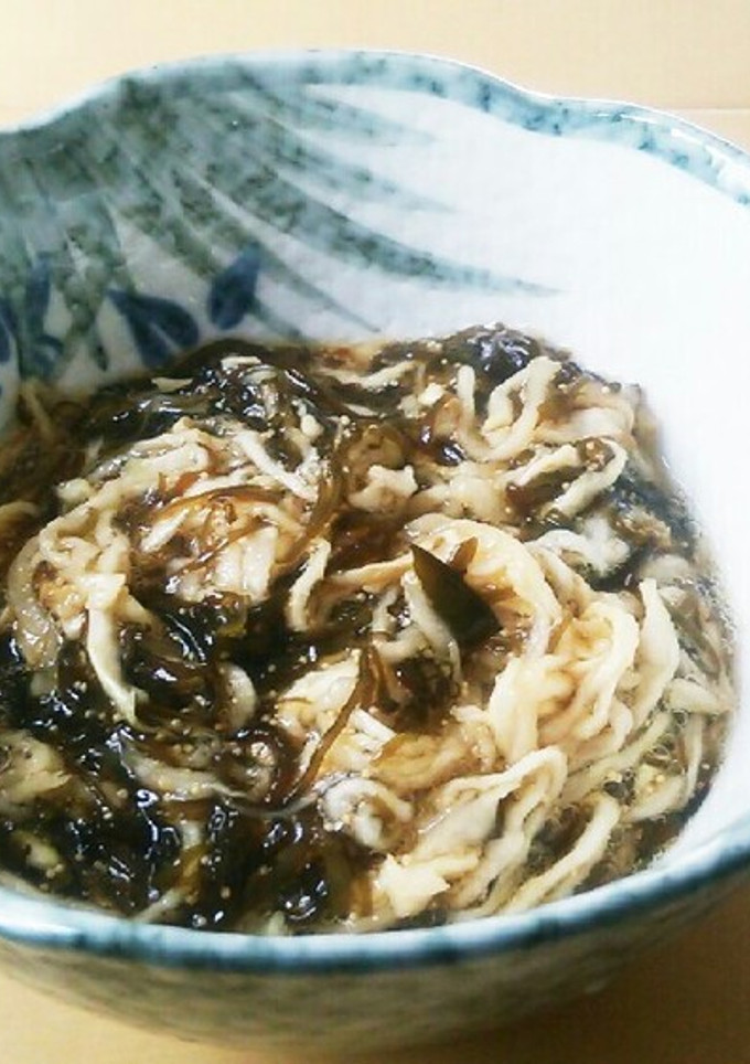 切干大根のはりはり もずく酢 めかぶ-レシピのメイン写真
