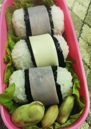 ハムチーズおにぎり-レシピのメイン写真