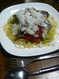 小アジのサルサパスタ-レシピのメイン写真