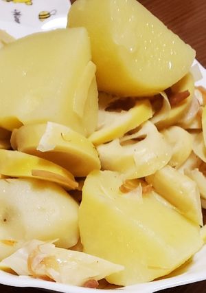 たけのこと新じゃがのピリ辛煮-レシピのメイン写真