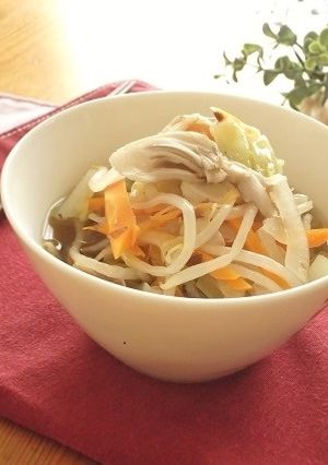 さっぱり梅味♪野菜たっぷり食べるスープ-レシピのメイン写真