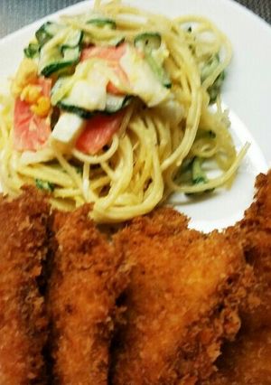 簡単サラダスパゲティー-レシピのメイン写真