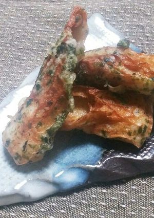 少ない油で気軽に♪ちくわの磯部揚げ♡-レシピのメイン写真