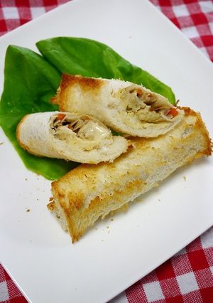 マキマキトースト(ごぼうサラダ)-レシピのメイン写真