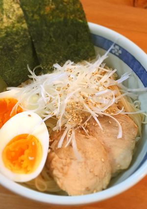 簡単で美味しい♪素麺で油そば風！-レシピのメイン写真