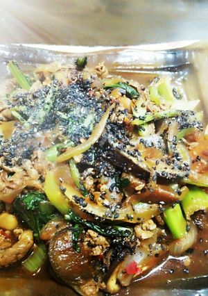 ご飯が進む★★牛こまとなすの味噌炒め-レシピのメイン写真