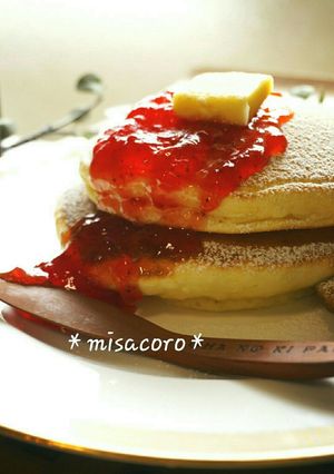 m卵白だけのふわふわパンケーキ-レシピのメイン写真