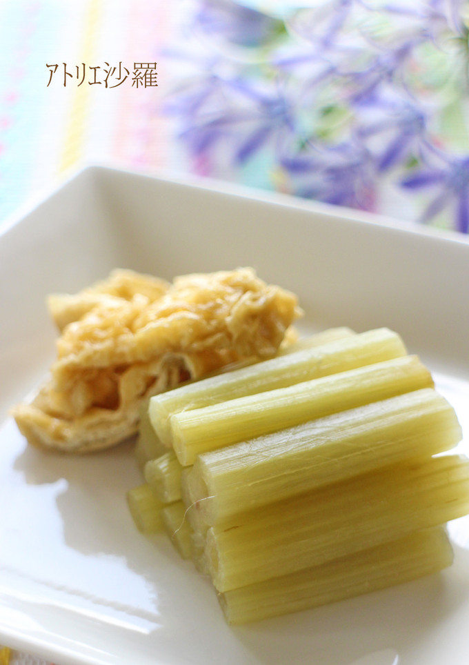 白だしで簡単✿ふきと油揚げの含め煮✿-レシピのメイン写真