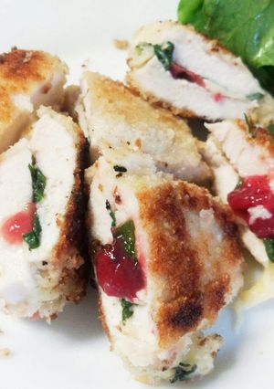揚げない！鳥の梅しそチーズはさみフライ♪-レシピのメイン写真