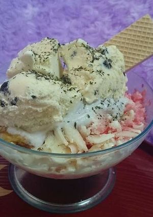 氷が苦手な人用のスぺシャルかき氷(^^♪-レシピのメイン写真