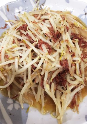 もやしとコンビーフのマヨしょうゆ炒め☆-レシピのメイン写真