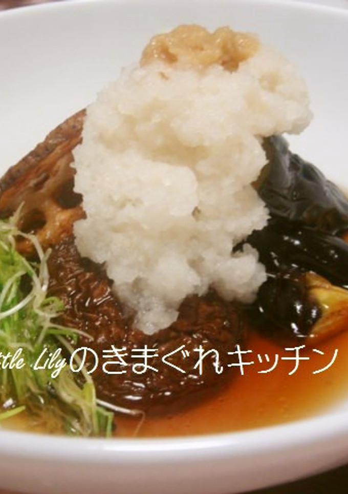 揚げ焼き野菜のおろし添え-レシピのメイン写真