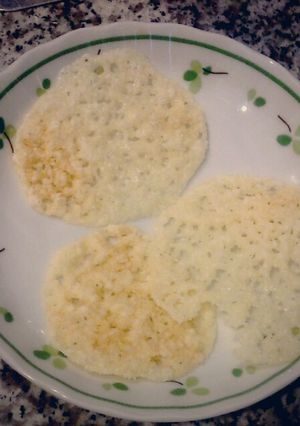 レンジで！粉チーズのパリパリせんべい-レシピのメイン写真