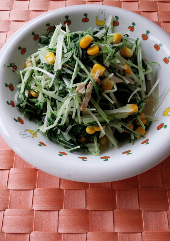 簡単♪水菜もりもり食べれちゃう炒め-レシピのメイン写真