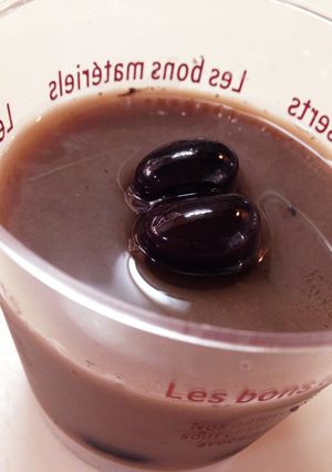 黒豆の煮汁プリン-レシピのメイン写真
