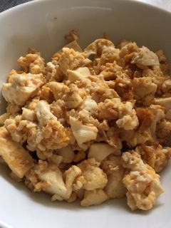 豆腐と卵の甘辛炒め-レシピのメイン写真