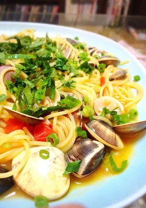 あさりとプチトマトのパスタ-レシピのメイン写真