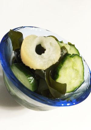おうちシェフ＊きゅうりとわかめと麩の酢物-レシピのメイン写真
