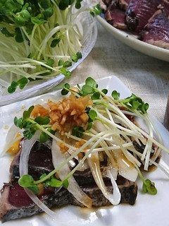 カツオのたたき♡薬味は後のせ-レシピのメイン写真