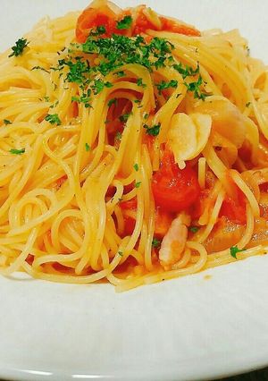 バターが決め手！トマトレモンパスタ-レシピのメイン写真